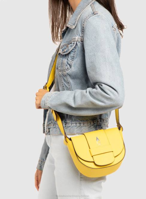 crossbody-väskor dita730 kvinnor Fly London 2T02776 gul