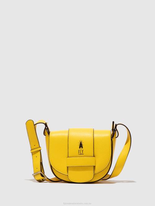 crossbody-väskor dita730 kvinnor Fly London 2T02776 gul