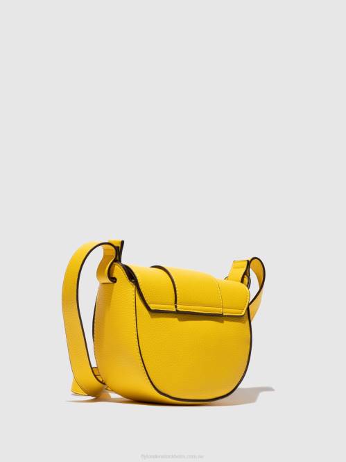 crossbody-väskor dita730 kvinnor Fly London 2T02776 gul
