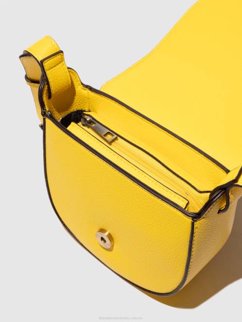 crossbody-väskor dita730 kvinnor Fly London 2T02776 gul
