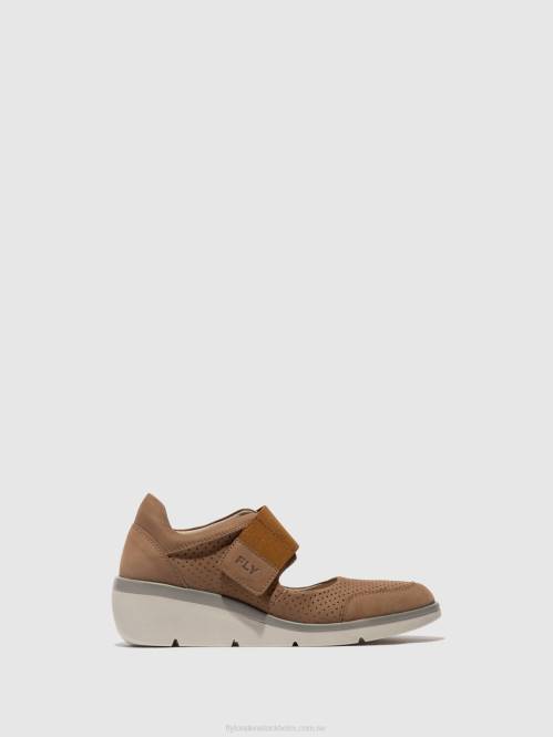 kardborreskor naje583 kvinnor Fly London 2T02623 sand