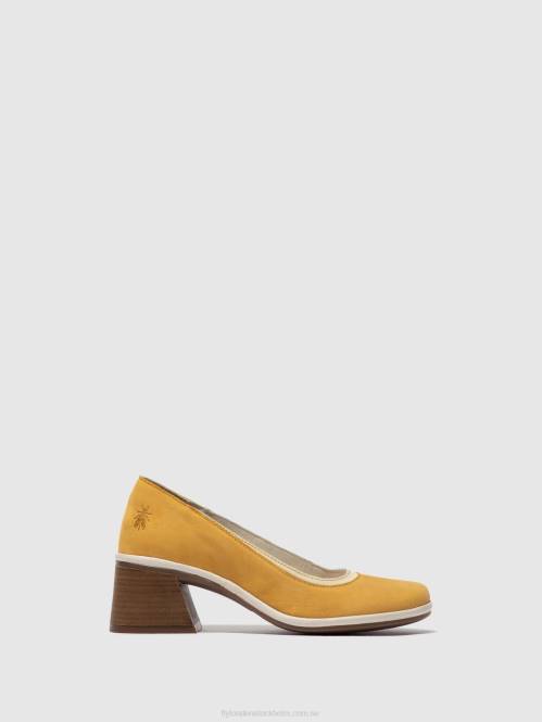 klassiska pumps skor lade372 kvinnor Fly London 2T02689 humla/offwhite
