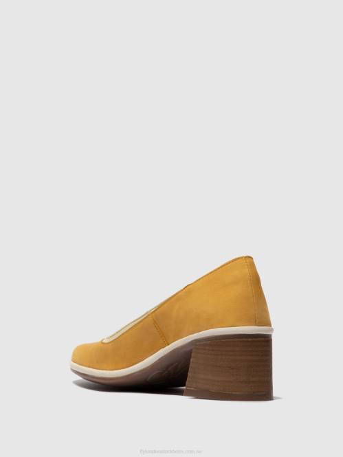 klassiska pumps skor lade372 kvinnor Fly London 2T02689 humla/offwhite