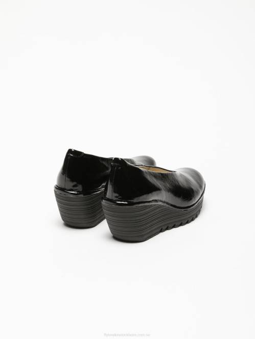 klassiska pumps skor yaz luxor kvinnor Fly London 2T02697 svart