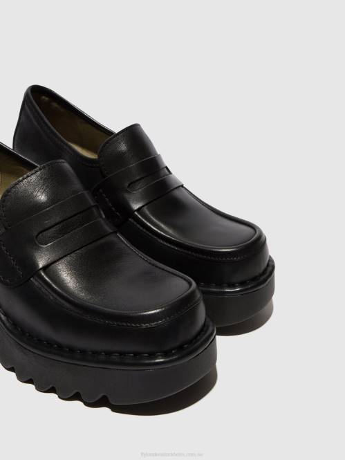 loafers skor muly252 kvinnor Fly London 2T02676 svart