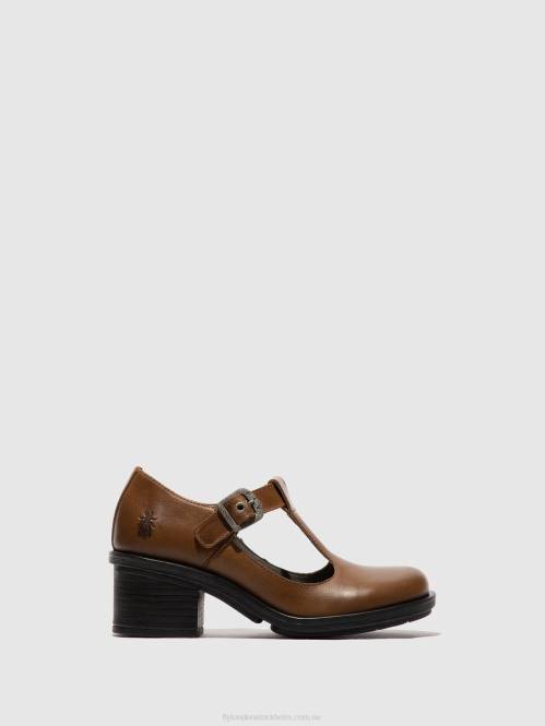 mary jane skor cady180 kvinnor Fly London 2T02654 kamel