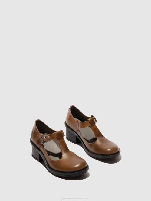 mary jane skor cady180 kvinnor Fly London 2T02654 kamel