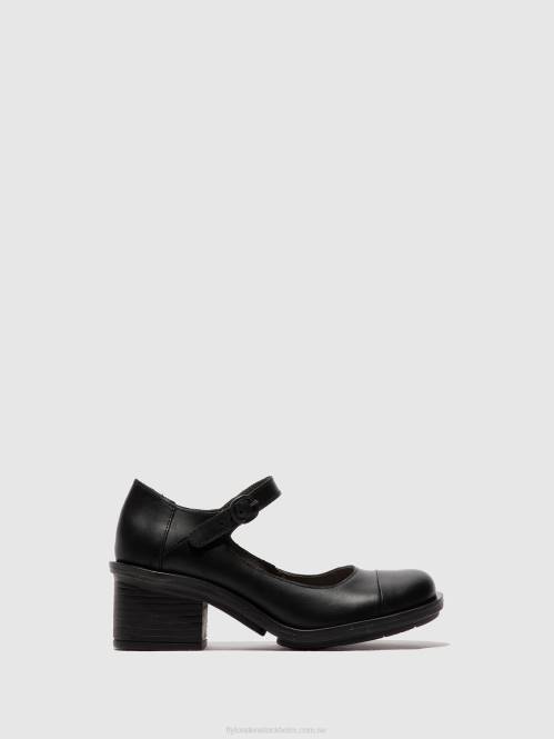 mary jane skor cody877 kvinnor Fly London 2T02647 svart