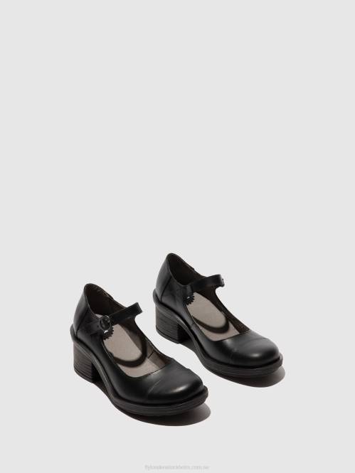 mary jane skor cody877 kvinnor Fly London 2T02647 svart