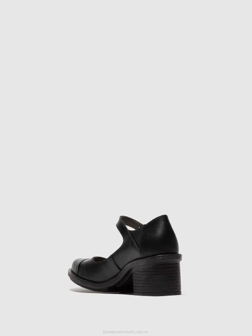 mary jane skor cody877 kvinnor Fly London 2T02647 svart