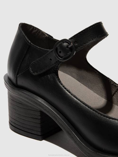 mary jane skor cody877 kvinnor Fly London 2T02647 svart