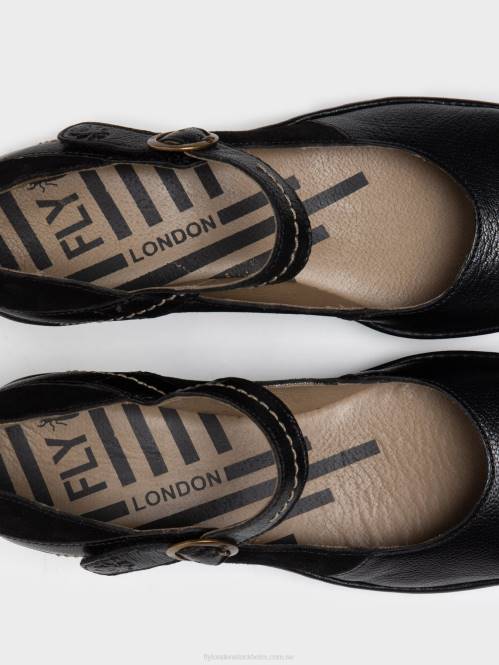 mary jane skor yuko082 kvinnor Fly London 2T02701 svart
