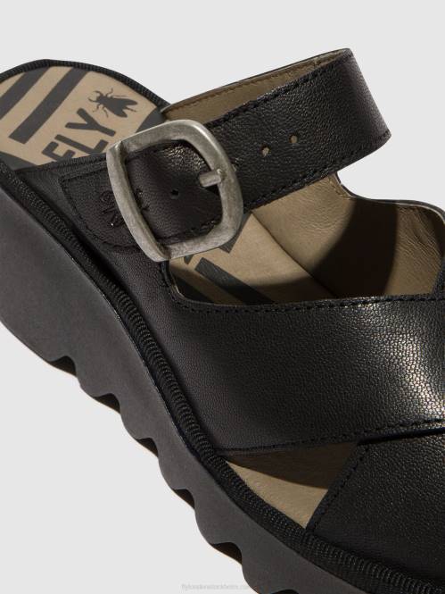 kilmulor bocy409 kvinnor Fly London 2T02356 svart