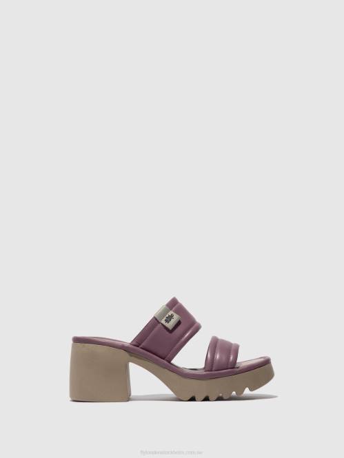 slip-on mulor mava432 kvinnor Fly London 2T02363 violett