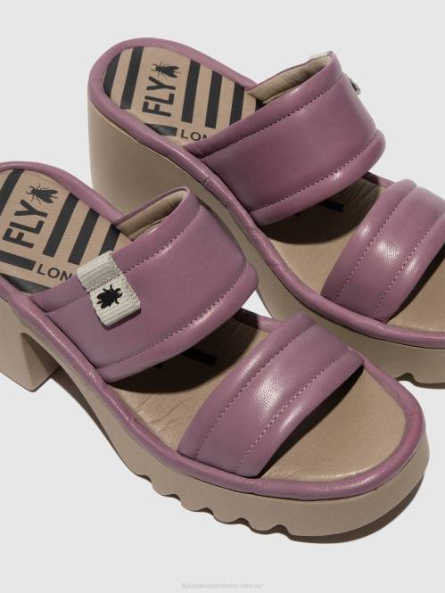 slip-on mulor mava432 kvinnor Fly London 2T02363 violett