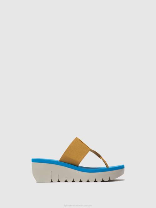 slip-on mulor yomu725 kvinnor Fly London 2T02358 bumblebbe