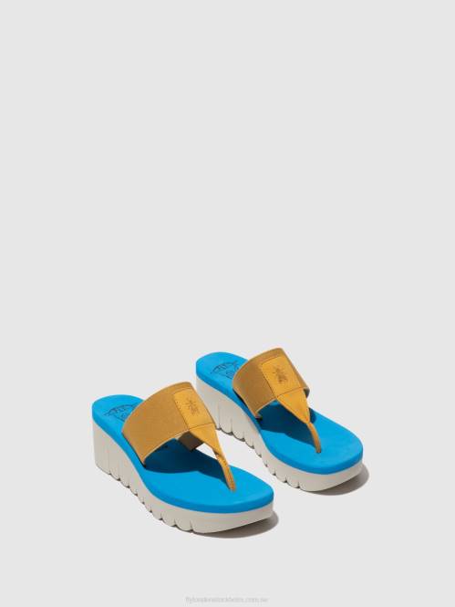 slip-on mulor yomu725 kvinnor Fly London 2T02358 bumblebbe