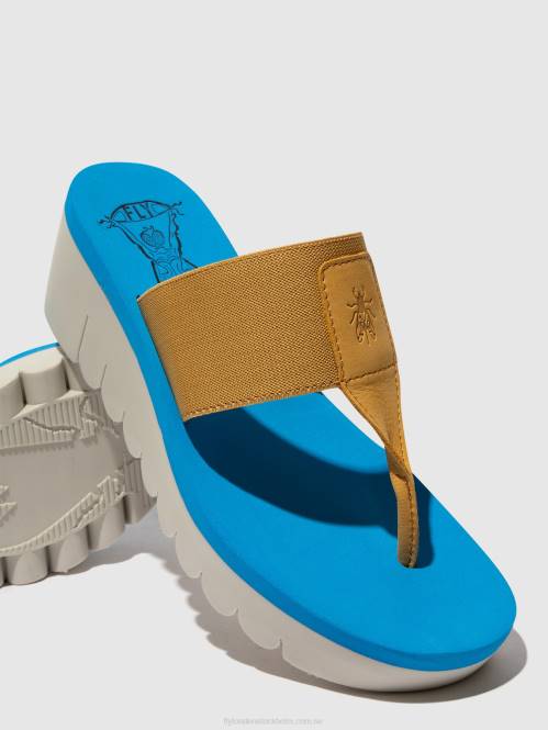 slip-on mulor yomu725 kvinnor Fly London 2T02358 bumblebbe