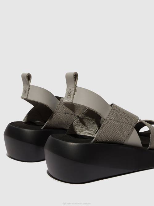 crossover sandaler baji848 kvinnor Fly London 2T02491 moln