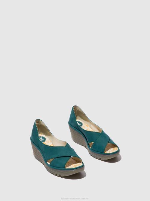 crossover sandaler yoma307 kvinnor Fly London 2T02559 kricka