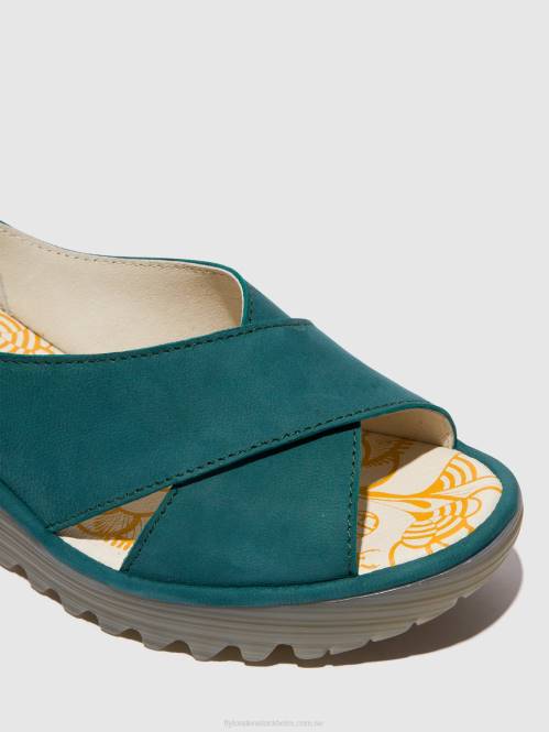 crossover sandaler yoma307 kvinnor Fly London 2T02559 kricka