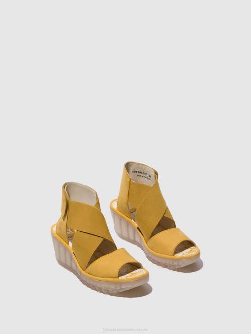 crossover sandaler yuba385 kvinnor Fly London 2T02562 humla