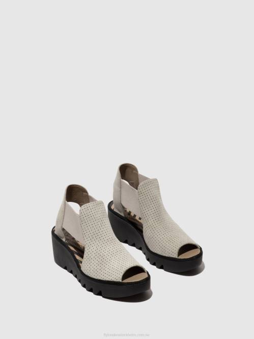 elastiska sandaler biga412 kvinnor Fly London 2T02480 betong