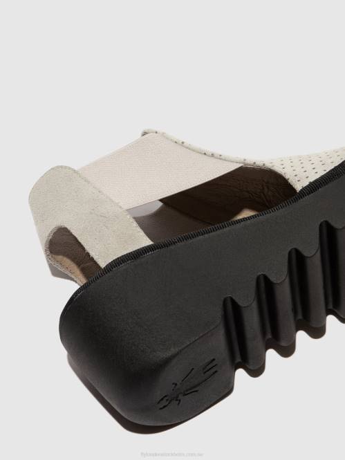 elastiska sandaler biga412 kvinnor Fly London 2T02480 betong