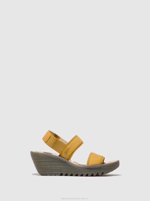ryggsandaler yaco416 kvinnor Fly London 2T02440 humla
