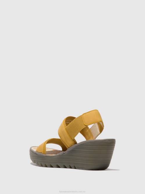 ryggsandaler yaco416 kvinnor Fly London 2T02440 humla