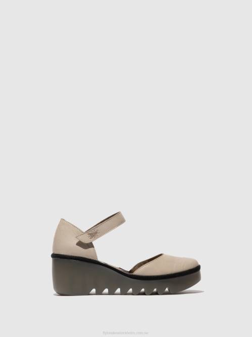 sandaler med ankelband biso305 kvinnor Fly London 2T02510 moln