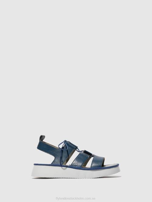 sandaler med rem caio363 kvinnor Fly London 2T02571 blå