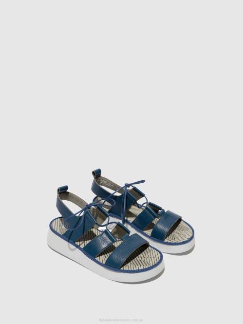 sandaler med rem caio363 kvinnor Fly London 2T02571 blå
