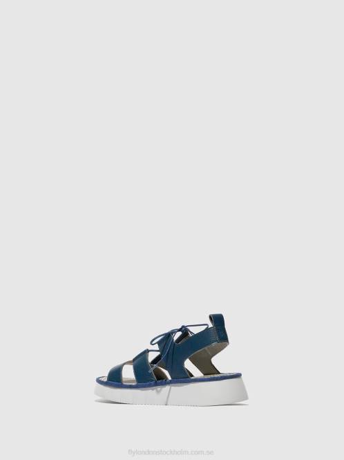 sandaler med rem caio363 kvinnor Fly London 2T02571 blå