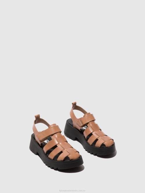 sandaler med rem maie850 kvinnor Fly London 2T02535 reste sig
