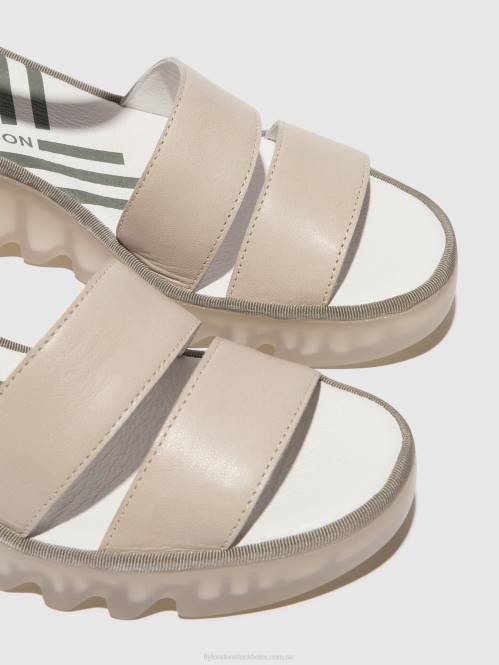 sandaler med remmar bono290 kvinnor Fly London 2T02427 moln/svart