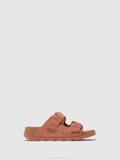 sandaler med spänne caja721 kvinnor Fly London 2T02525 reste sig