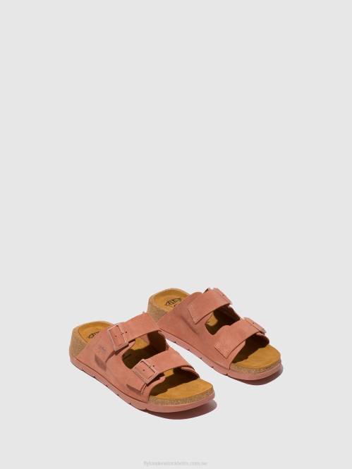 sandaler med spänne caja721 kvinnor Fly London 2T02525 reste sig