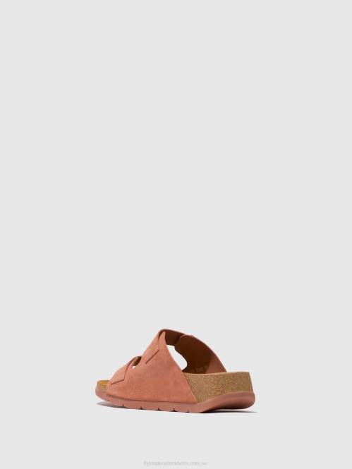 sandaler med spänne caja721 kvinnor Fly London 2T02525 reste sig
