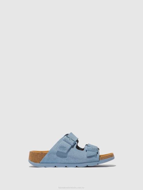sandaler med spänne caja721 kvinnor Fly London 2T02526 himmel