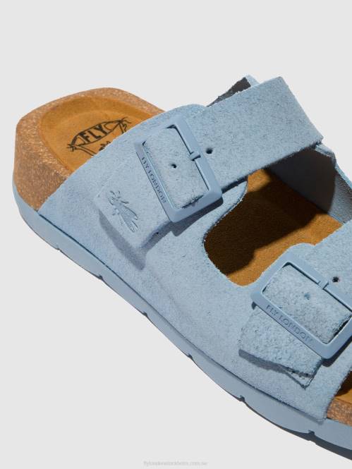 sandaler med spänne caja721 kvinnor Fly London 2T02526 himmel