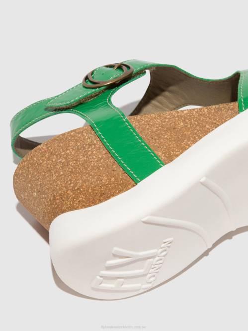 sandaler med spänne gova962 kvinnor Fly London 2T02502 grön