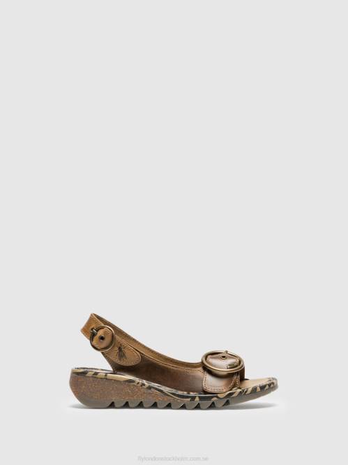 sandaler med spänne kvinnor Fly London 2T02528 peru