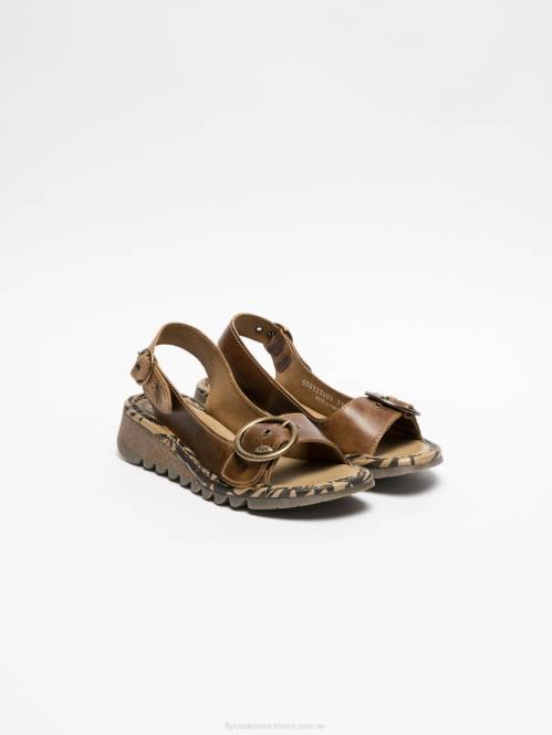 sandaler med spänne kvinnor Fly London 2T02528 peru