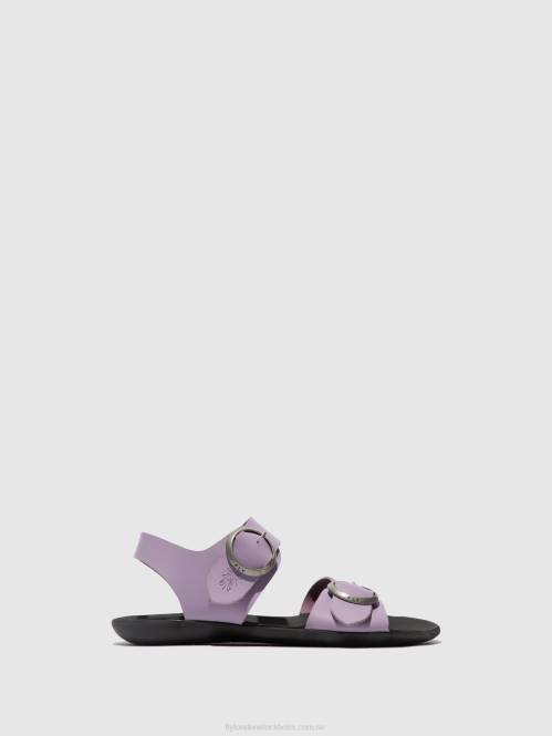 sandaler med spänne masa757 kvinnor Fly London 2T02499 lila