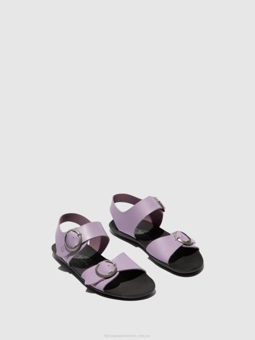 sandaler med spänne masa757 kvinnor Fly London 2T02499 lila