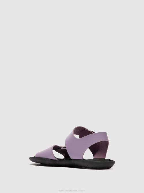 sandaler med spänne masa757 kvinnor Fly London 2T02499 lila