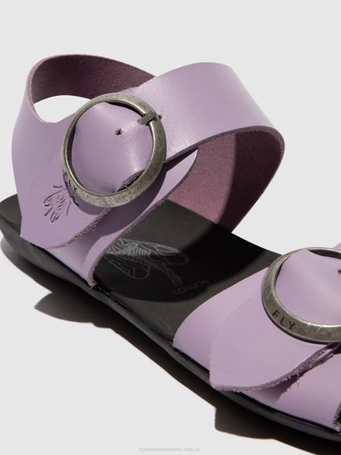 sandaler med spänne masa757 kvinnor Fly London 2T02499 lila
