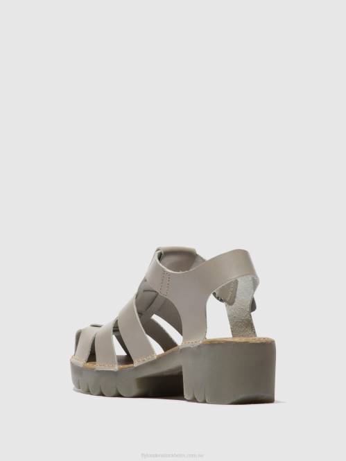 sandaler med t-band emme511 kvinnor Fly London 2T02582 moln