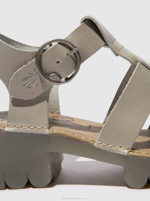 sandaler med t-band emme511 kvinnor Fly London 2T02582 moln